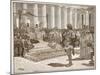 Caractacus before Claudius, Illustration from 'Cassell's Illustrated History of England'-English School-Mounted Giclee Print