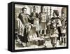 Caractacus Confronts Emperor Claudius-C.l. Doughty-Framed Stretched Canvas