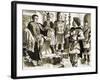 Caractacus Confronts Emperor Claudius-C.l. Doughty-Framed Giclee Print