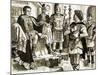 Caractacus Confronts Emperor Claudius-C.l. Doughty-Mounted Giclee Print