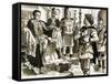 Caractacus Confronts Emperor Claudius-C.l. Doughty-Framed Stretched Canvas