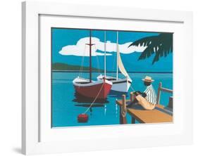 Caraibi 10-null-Framed Art Print