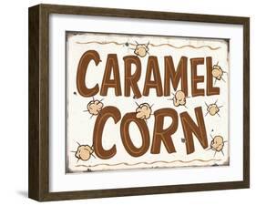 Caramel Corn Distressed-Retroplanet-Framed Giclee Print
