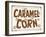 Caramel Corn Distressed-Retroplanet-Framed Giclee Print