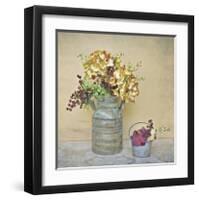 Caramel Hydrangeas-Cristin Atria-Framed Giclee Print