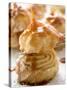 Caramelised Profiterole with Cream Filling-null-Stretched Canvas