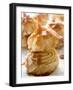 Caramelised Profiterole with Cream Filling-null-Framed Photographic Print