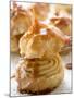 Caramelised Profiterole with Cream Filling-null-Mounted Photographic Print