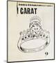 Carat, 1961-Andy Warhol-Mounted Art Print