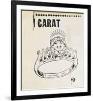 Carat, 1961-Andy Warhol-Framed Art Print