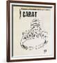 Carat, 1961-Andy Warhol-Framed Art Print