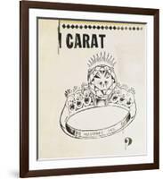 Carat, 1961-Andy Warhol-Framed Art Print