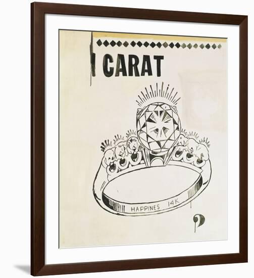 Carat, 1961-Andy Warhol-Framed Art Print