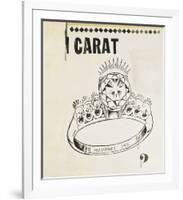 Carat, 1961-Andy Warhol-Framed Art Print