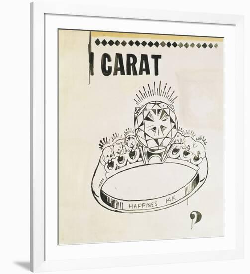 Carat, 1961-Andy Warhol-Framed Art Print