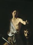 David with the Head of Goliath, 1606-Caravaggio-Giclee Print