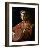 Caravaggio: Luteplayer-Caravaggio-Framed Giclee Print