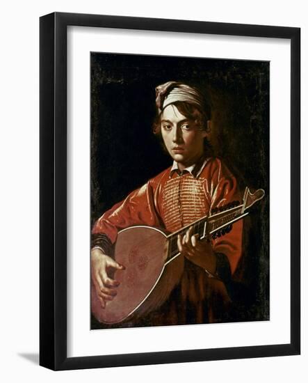 Caravaggio: Luteplayer-Caravaggio-Framed Giclee Print