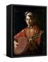 Caravaggio: Luteplayer-Caravaggio-Framed Stretched Canvas