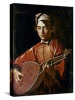 Caravaggio: Luteplayer-Caravaggio-Stretched Canvas