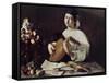 Caravaggio: Luteplayer-Caravaggio-Framed Stretched Canvas