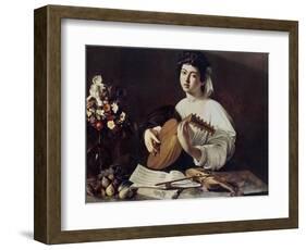 Caravaggio: Luteplayer-Caravaggio-Framed Giclee Print