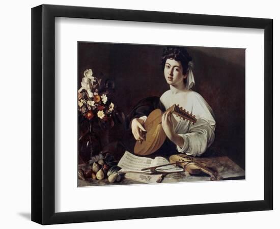 Caravaggio: Luteplayer-Caravaggio-Framed Giclee Print