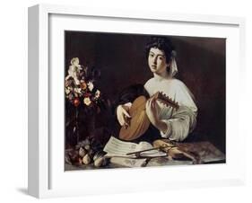 Caravaggio: Luteplayer-Caravaggio-Framed Giclee Print