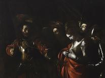Martyrdom of Saint Ursula (Stares at Arrow in Her Chest)-Caravaggio-Art Print