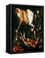 Caravaggio: Stpaul-Caravaggio-Framed Stretched Canvas