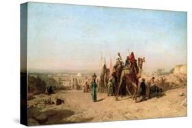 Caravan, 1860-Felix Francois Georges Philibert Ziem-Stretched Canvas