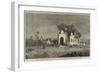 Caravan Arriving at a Well Near Thebes, Egypt-null-Framed Giclee Print