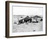 Caravan Camp, Sahara Desert, Late 19th Century-John L Stoddard-Framed Giclee Print