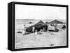 Caravan Camp, Sahara Desert, Late 19th Century-John L Stoddard-Framed Stretched Canvas