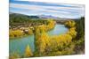 Caravan Crossing a Bridge on the Clutha River in Autumn, Wanaka, South Island, New Zealand, Pacific-Matthew Williams-Ellis-Mounted Photographic Print