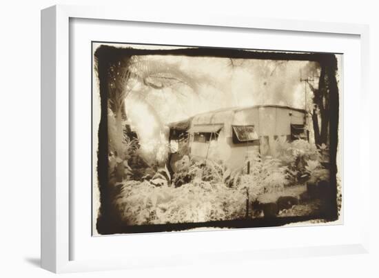 Caravan deep in the woods, Queensland, Australia-Theo Westenberger-Framed Photographic Print