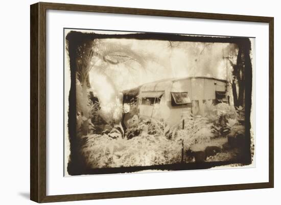 Caravan deep in the woods, Queensland, Australia-Theo Westenberger-Framed Photographic Print
