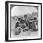 Caravan En Route for China Camping at Bhamo, Burma, 1908-null-Framed Photographic Print