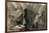 Caravan Entering Khojak Pass in the Sulaiman Range, Pakistan, on the Road from Kandahar, 1800s-null-Framed Giclee Print