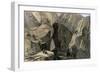 Caravan Entering Khojak Pass in the Sulaiman Range, Pakistan, on the Road from Kandahar, 1800s-null-Framed Giclee Print