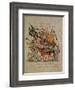 Caravan Going to Mecca from "The Maqamat" ("The Meetings"), Illustrated by Hariri-null-Framed Giclee Print