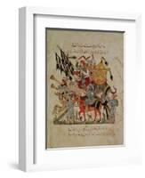 Caravan Going to Mecca from "The Maqamat" ("The Meetings"), Illustrated by Hariri-null-Framed Giclee Print