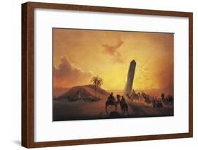 Caravan in Desert-Ippolito Caffi-Framed Giclee Print