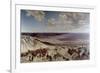 Caravan in Desert-Alberto Pasini-Framed Giclee Print