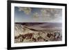 Caravan in Desert-Alberto Pasini-Framed Giclee Print