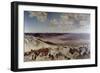 Caravan in Desert-Alberto Pasini-Framed Giclee Print