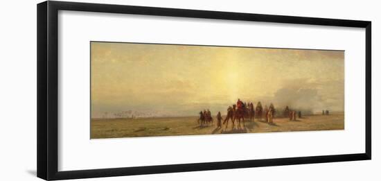 Caravan in the Desert, 1878-Samuel Colman-Framed Giclee Print