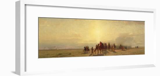 Caravan in the Desert, 1878-Samuel Colman-Framed Giclee Print