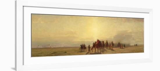 Caravan in the Desert, 1878-Samuel Colman-Framed Giclee Print