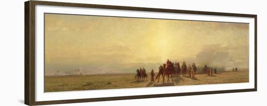 Caravan in the Desert, 1878-Samuel Colman-Framed Giclee Print